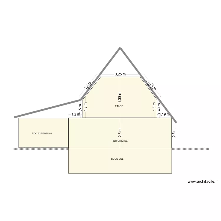 BETHENY COUPE 2. Plan de 