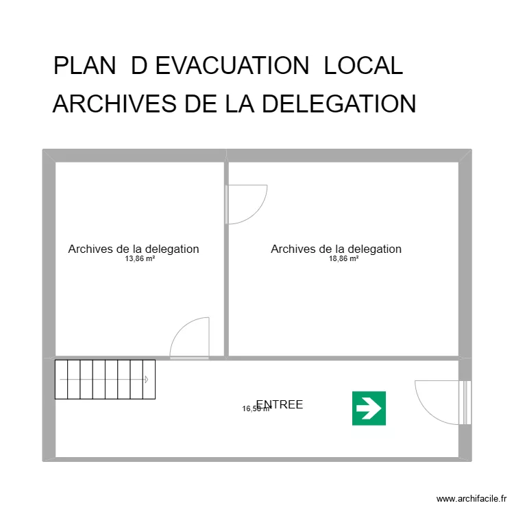 87 LIMOGES (Archives). Plan de 