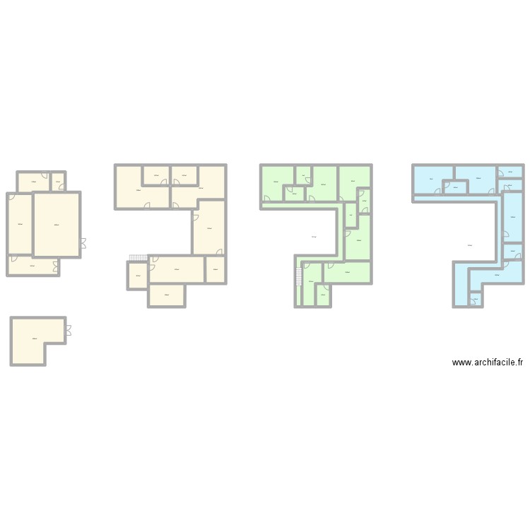 SH Madère. Plan de 37 pièces et 660 m2