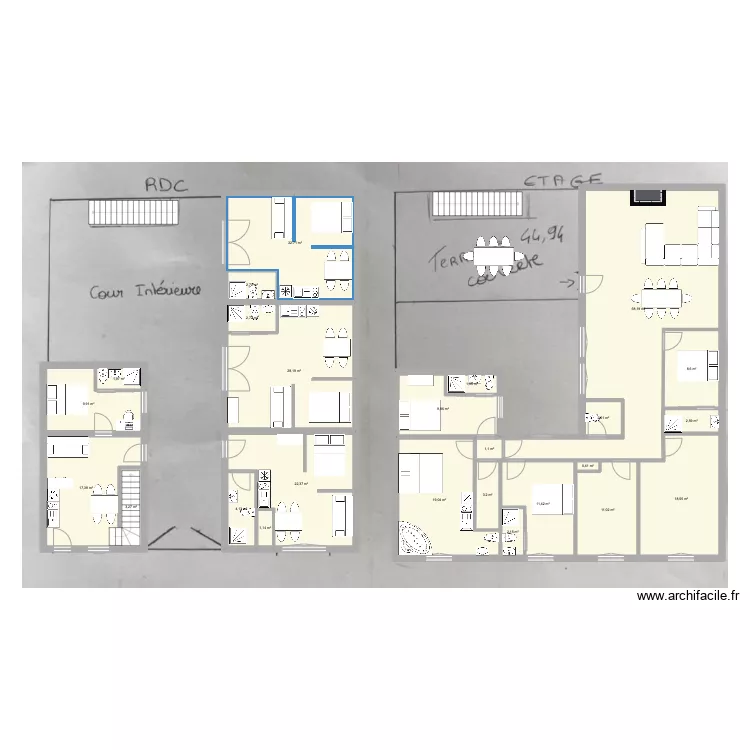 MAISON LUNEL LAURIERS PROJET. Plan de 
