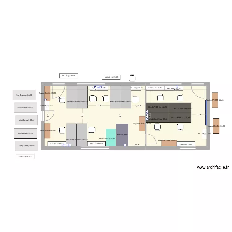 VELAINE v02. Plan de 2 et 62 m² VELAINE v02. Plan de 2 et 62 m²