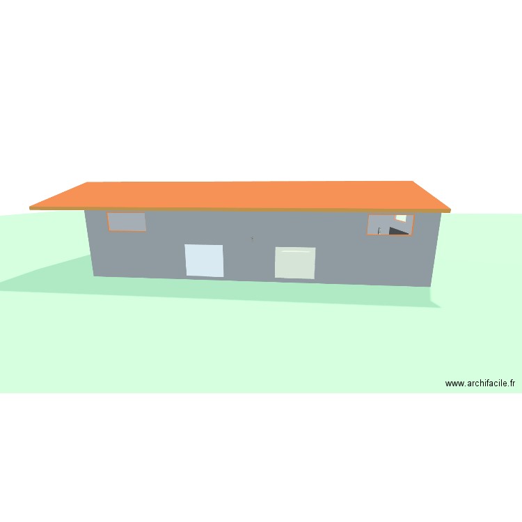 Celier. Plan de 1 pièce et 200 m2