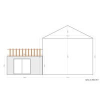 Coupe Extension vue sud