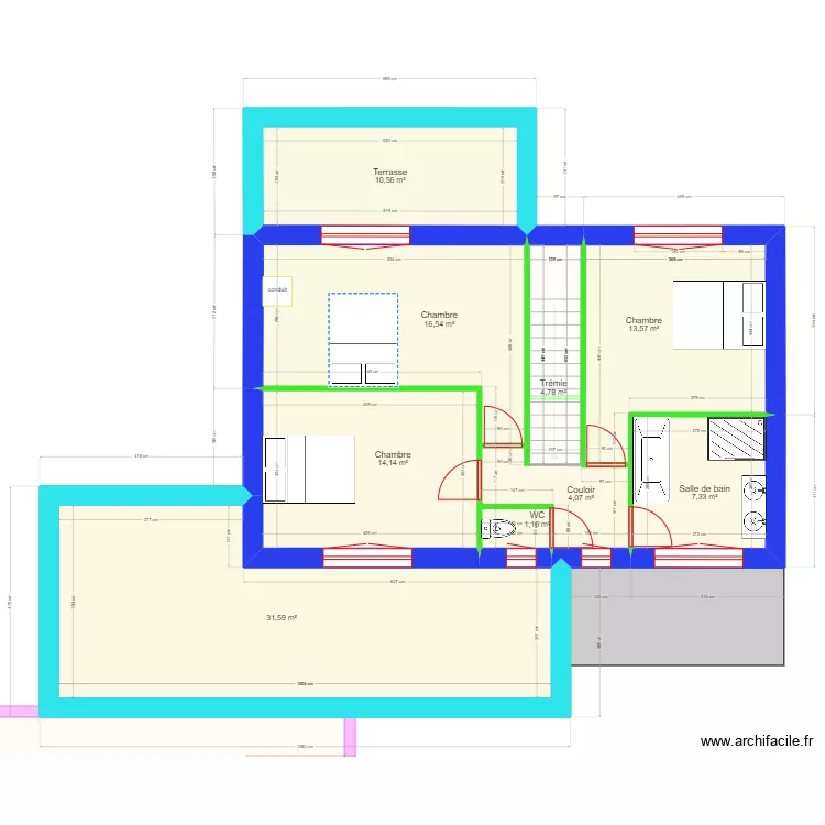 maison 9. Plan de 
