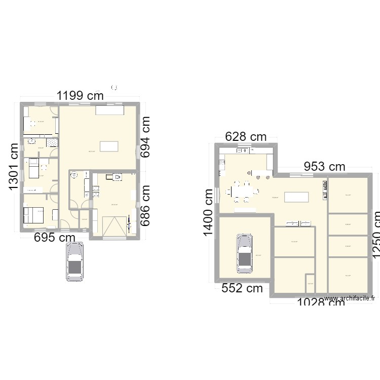 plan 12x13.5. Plan de 15 pièces et 314 m2
