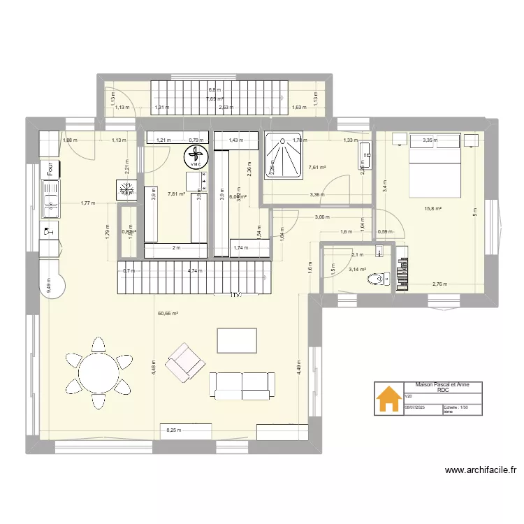 maisonV20-2. Plan de 