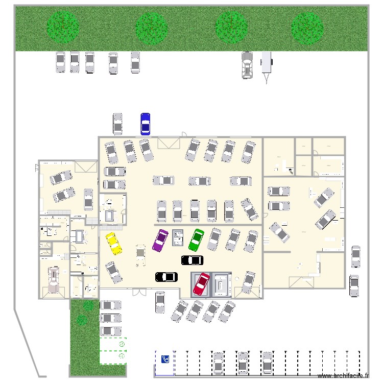 events auto romain2131camille2024. Plan de 22 pièces et 1617 m2