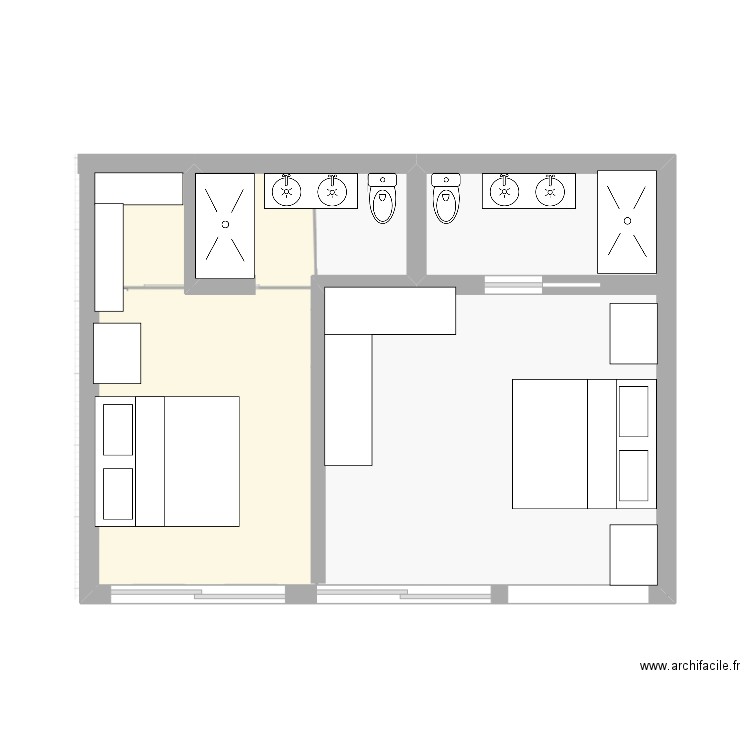Not Breaking wall. Plan de 0 pièce et 0 m2