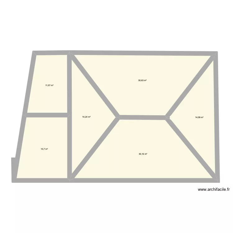 TOIT ST REMY. Plan de 6 et 117 m² TOIT ST REMY. Plan de 6 et 117 m²