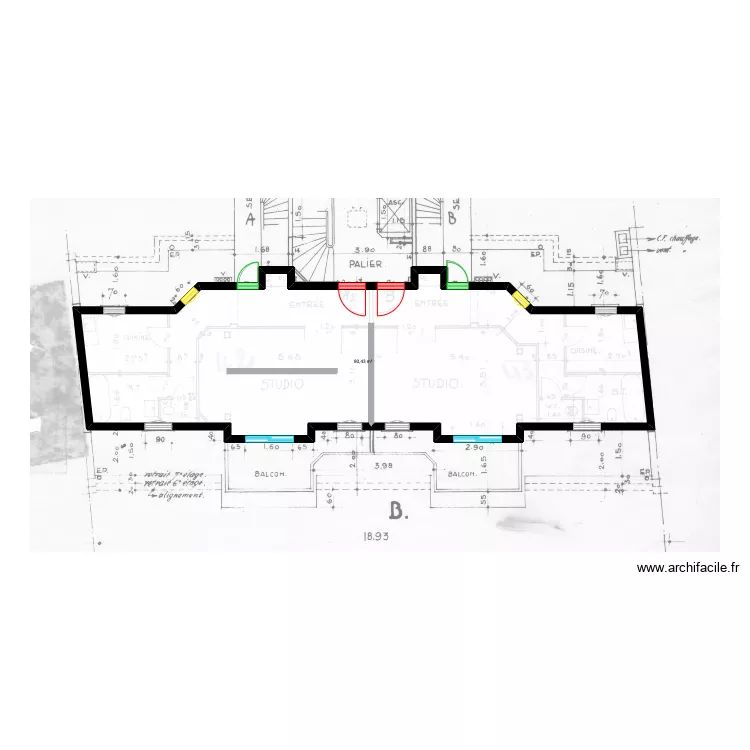Miromesnil v2. Plan de 