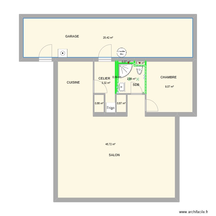 LE GRAND FINAL. Plan de 10 pièces et 88 m2