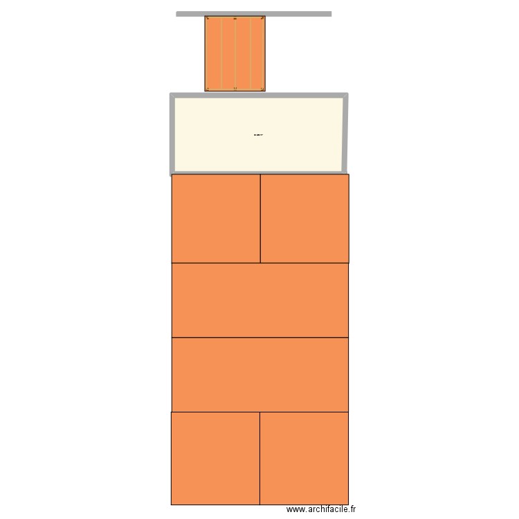 abris de voiture 1. Plan de 1 pièce et 64 m2