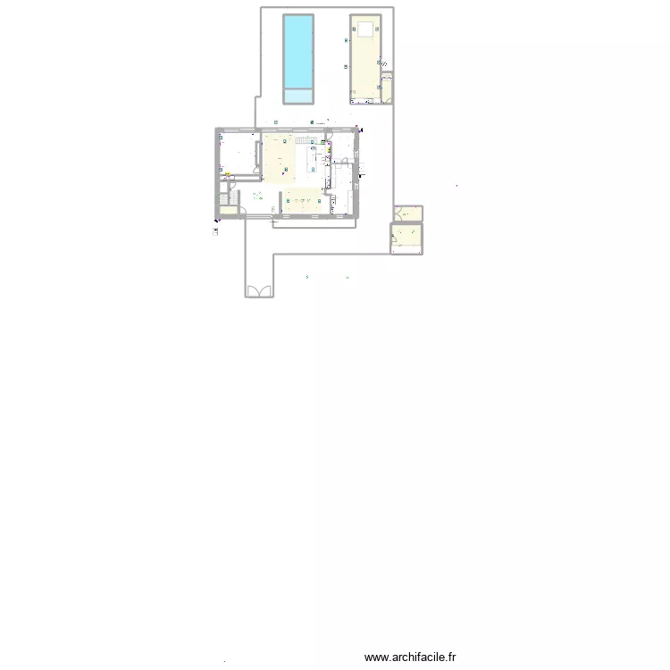 SOHIER 38 RDC EXTERIEUR - HERVE. Plan de 