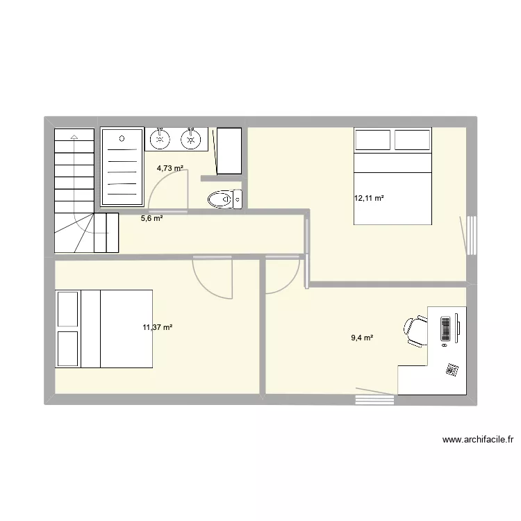 Maison Venelles HAUT New. Plan de 5 et 43 m² Maison Venelles HAUT New. Plan de 5 et 43 m²
