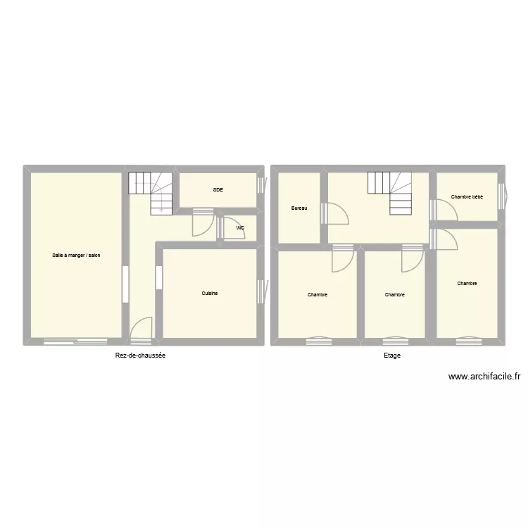 GR1336. Plan de 11 et 93 m² GR1336. Plan de 11 et 93 m²