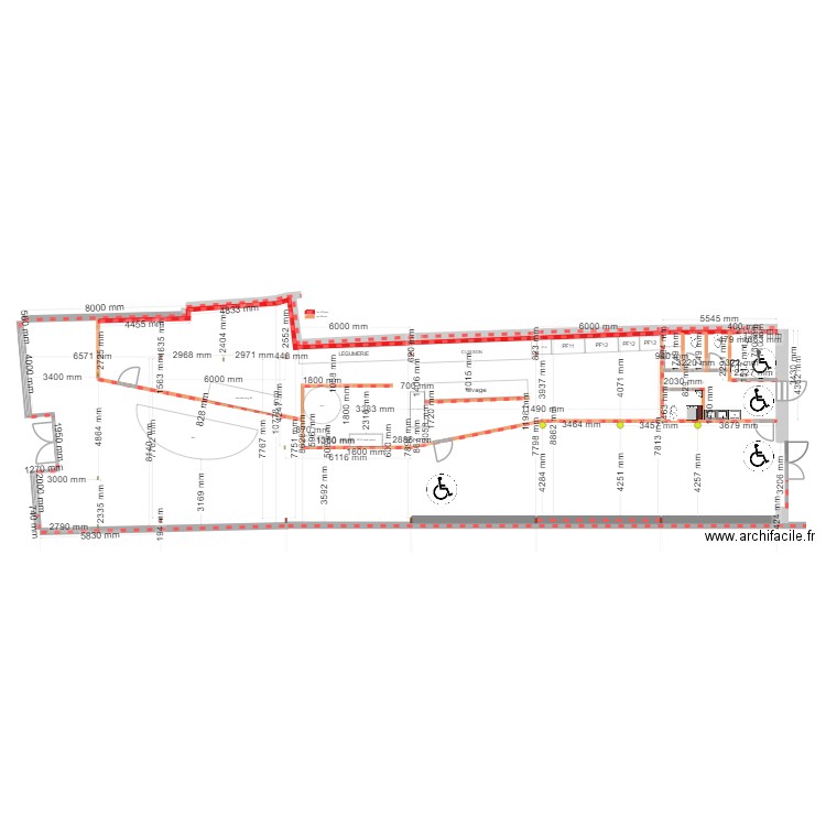 cuisine + WC 24/09. Plan de 0 pièce et 0 m2