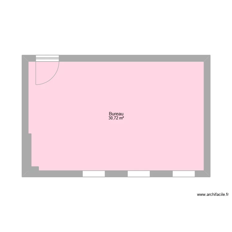 PLAN 3d chef d oeuvre. Plan de 1 Pièce et 31 m²