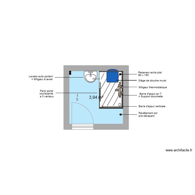 Projet GILLARD. Plan de 0 pièce et 0 m2 Projet GILLARD. Plan de 0 pièce et 0 m2