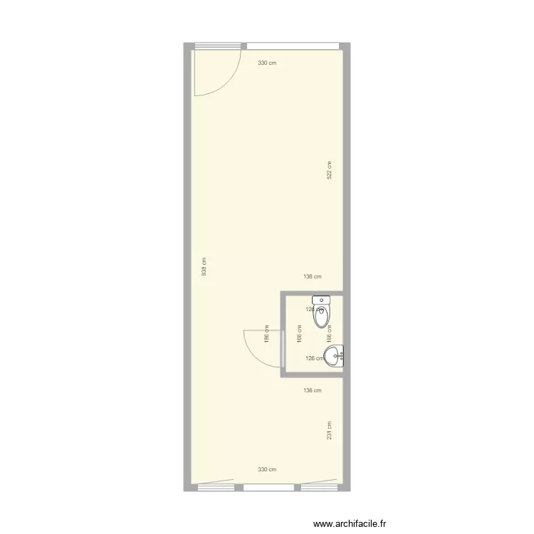 JULLIEN Chris local. Plan de 