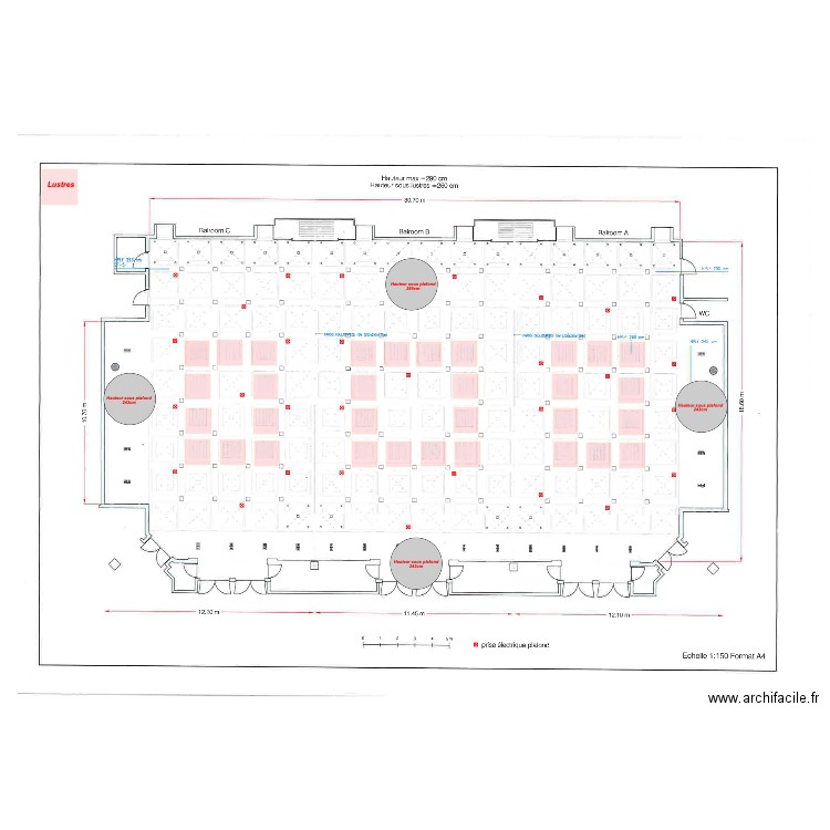 plan Hotel Fairmont.. Plan de 0 pièce et 0 m2