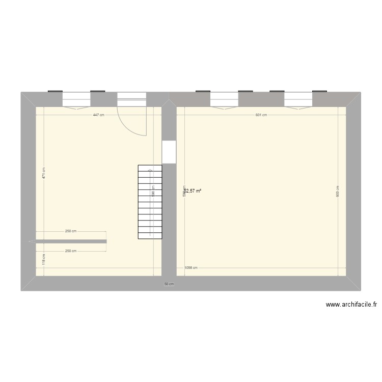 Les Combes. Plan de 0 pièce et 0 m2