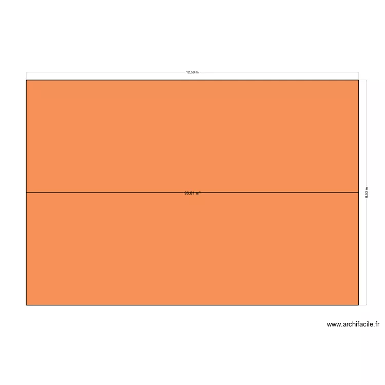 TEST 1. Plan de 1  et 97 m²