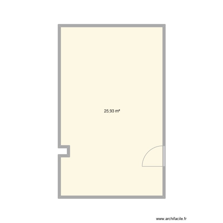 Nouveau vestiaire homme. Plan de 0 pièce et 0 m2