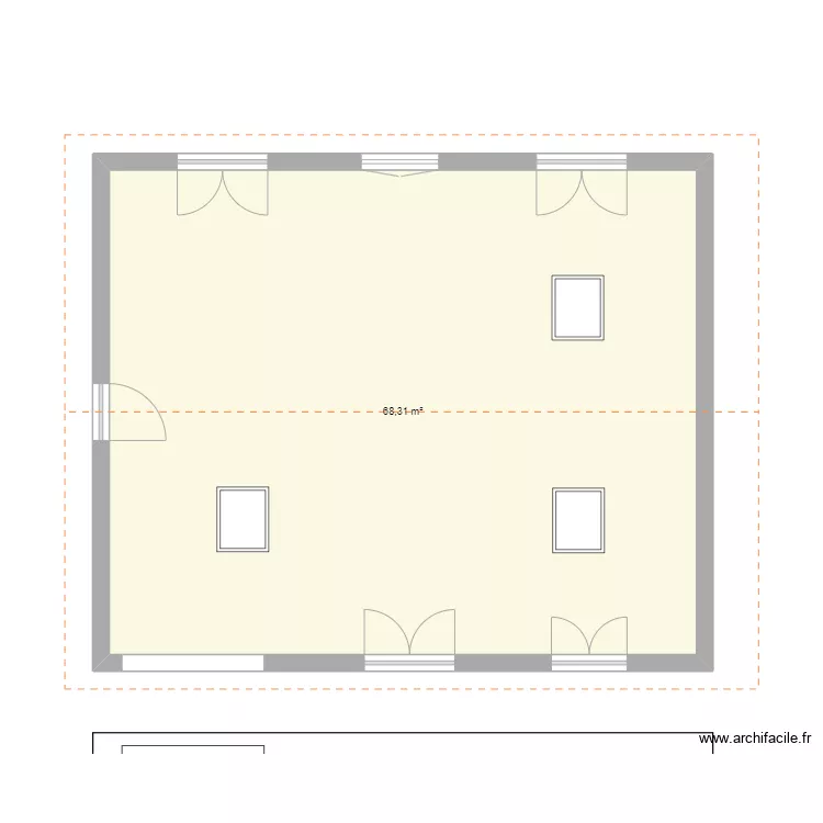 plan chalet1. Plan de 