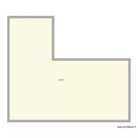 plan simple maison en L