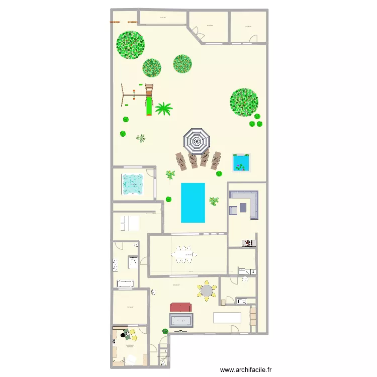 SALLON D'ETE BUANDERIE 1. Plan de 