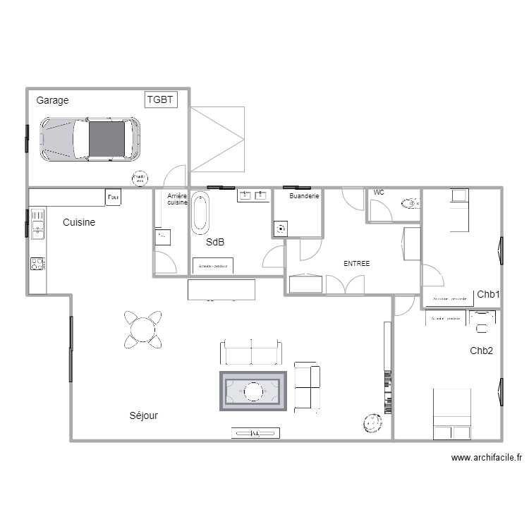 B1M2Op02-02Doc2T3Meuble. Plan de 0 pièce et 0 m2