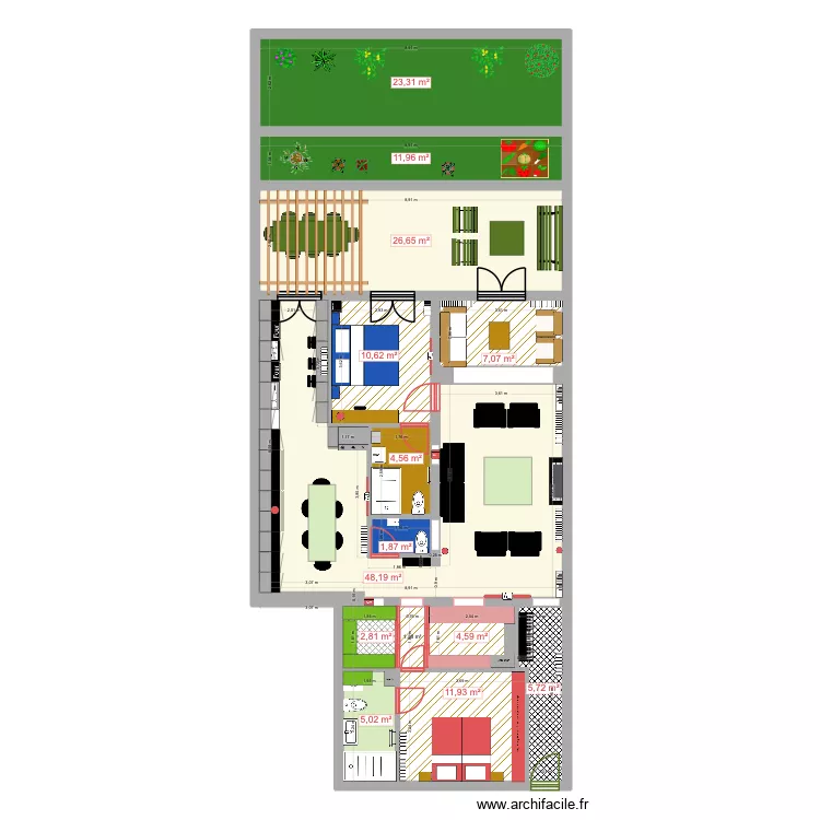 131 POMPE 34. Plan de 14 et 166 m² 131 POMPE 34. Plan de 14 et 166 m²
