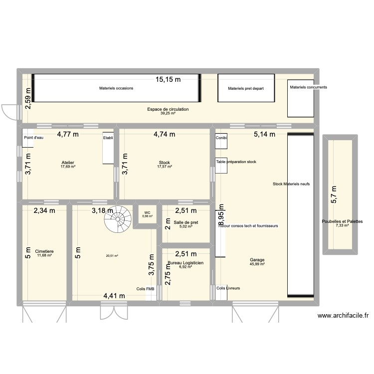 PROJET FMB. Plan de 0 pièce et 0 m2