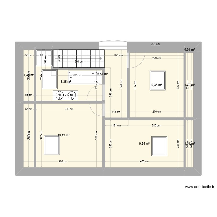 prop 1 cou. Plan de 0 pièce et 0 m2