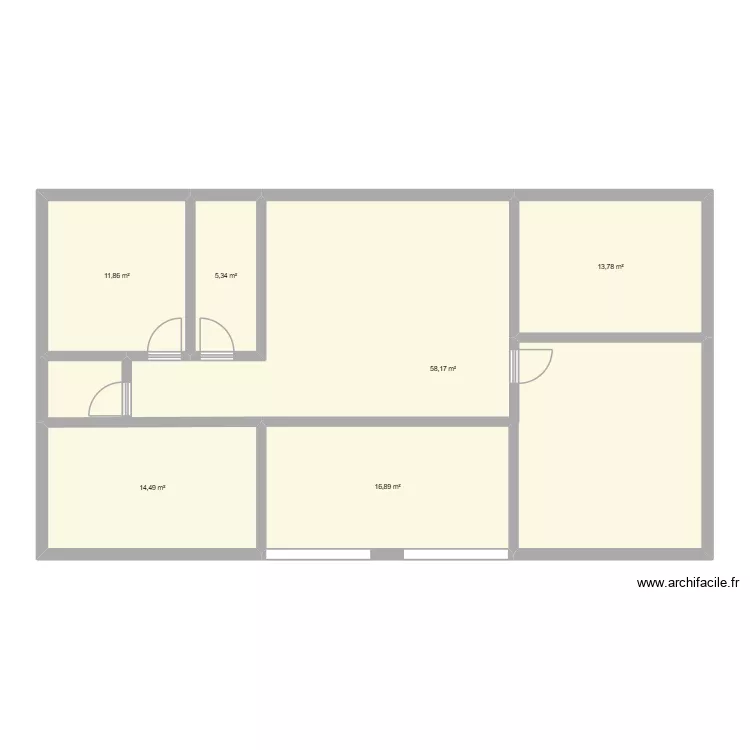 maison2. Plan de 6 et 121 m² maison2. Plan de 6 et 121 m²