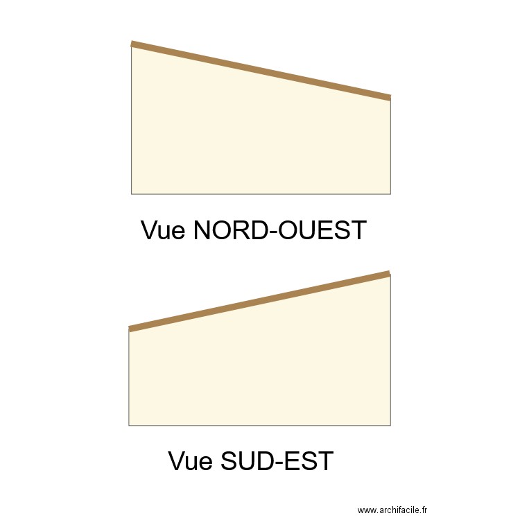 Plan Façades 2 sur 2. Plan de 0 pièce et 0 m2