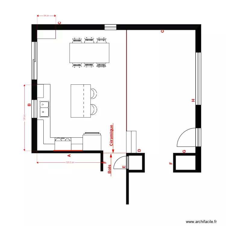 Jackie Menuiserie. Plan de 