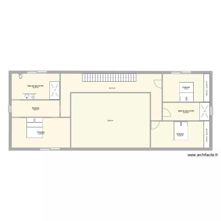 Maison varetz. Plan de 8  et 141 m²