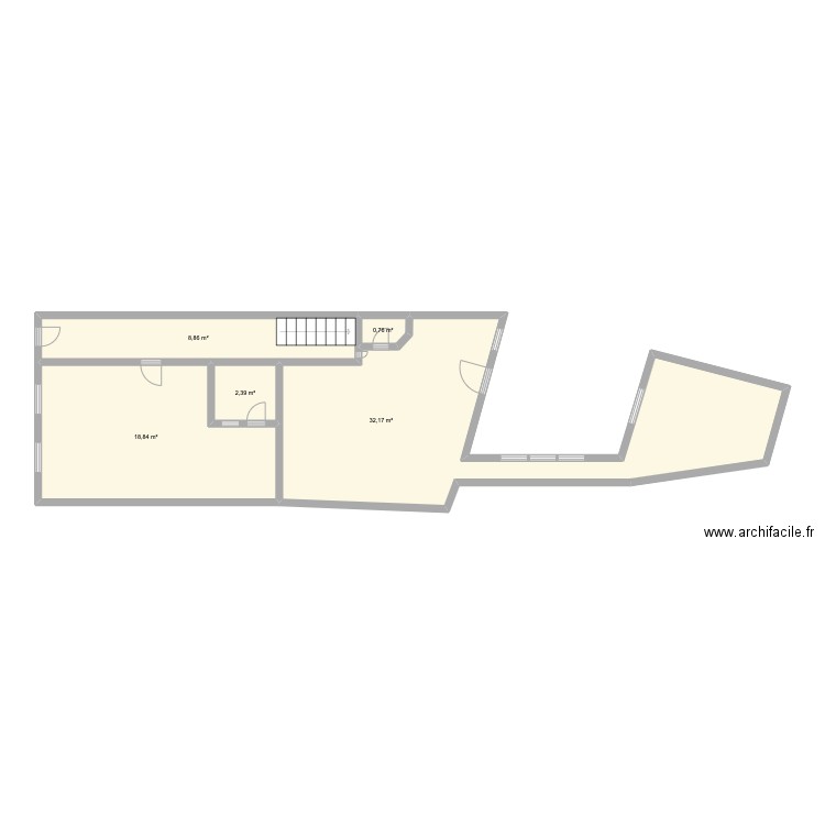 plan RDC immeuble. Plan de 0 pièce et 0 m2