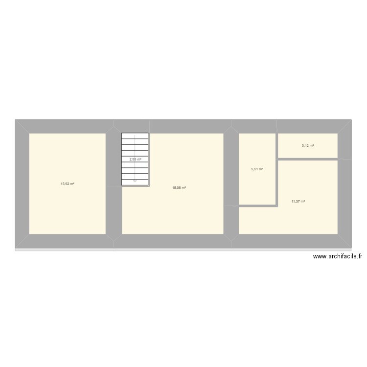 Fortu. Plan de 10 pièces et 116 m2
