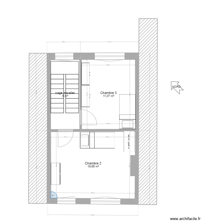 Troisieme etage ok. Plan de 0 pièce et 0 m2