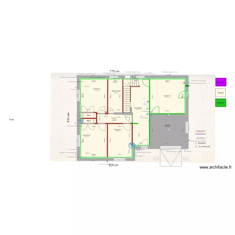 RDC_peintures. Plan de 