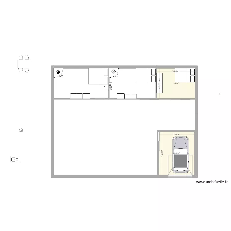 epnak 2. Plan de 2  et 27 m²