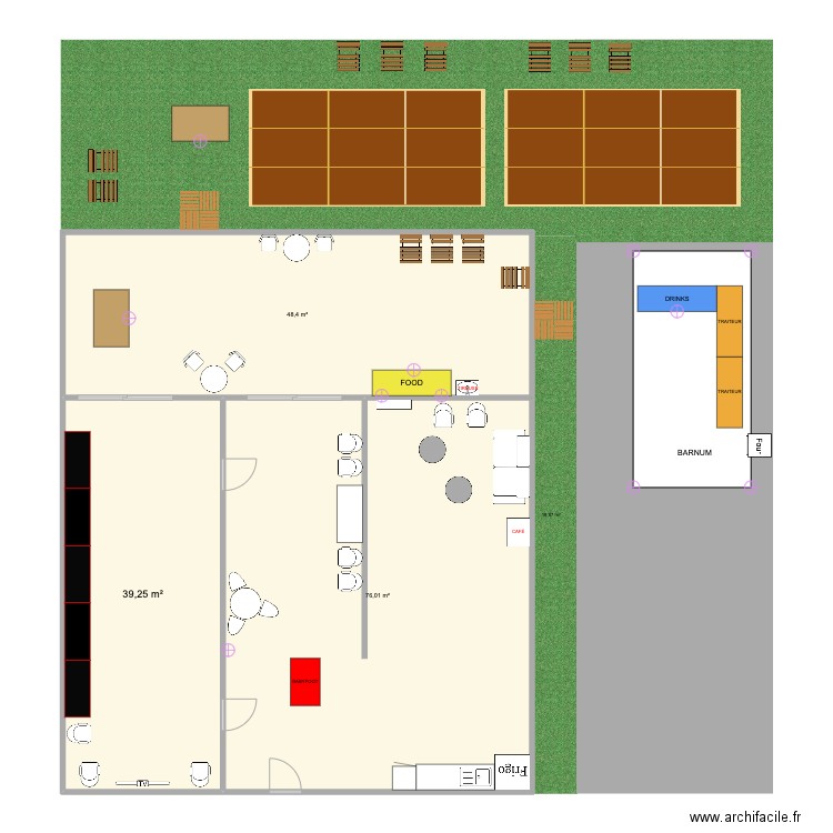 V3 | CEGELEC_SOIRÉE CLIENTE - VERSION EXTÉ 1. Plan de 3 pièces et 164 m2