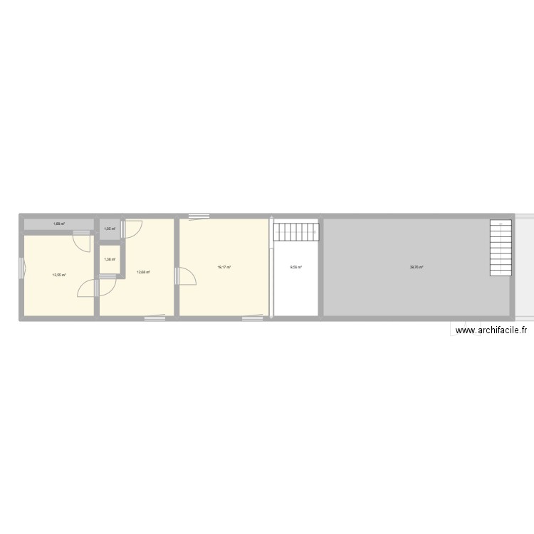 CAMMEDIERE Jumièges. Plan de 21 pièces et 205 m2