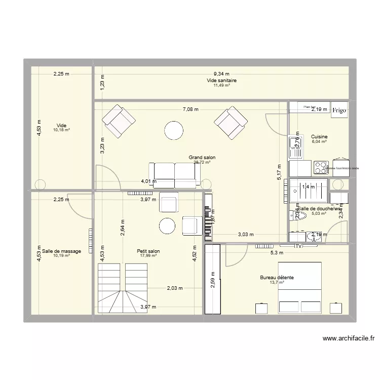 CAB CLEM MEZZANINE SUITE. Plan de 8 et 103 m² CAB CLEM MEZZANINE SUITE. Plan de 8 et 103 m²