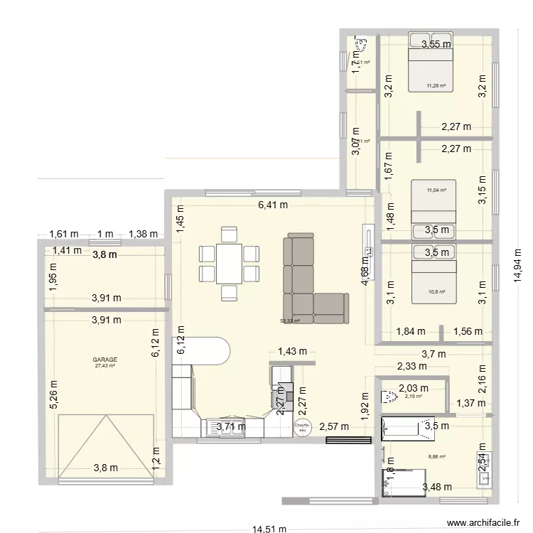 MM1 PLAN 2. Plan de 13 et 257 m² MM1 PLAN 2. Plan de 13 et 257 m²