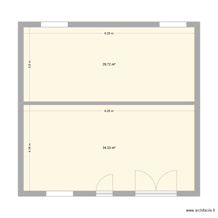 zariouh59600. Plan de 2 pièces et 64 m2