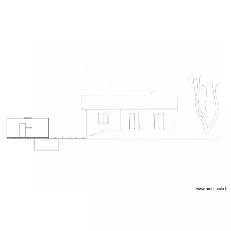 GRAGE SUD OUEST. Plan de GRAGE SUD OUEST. Plan de