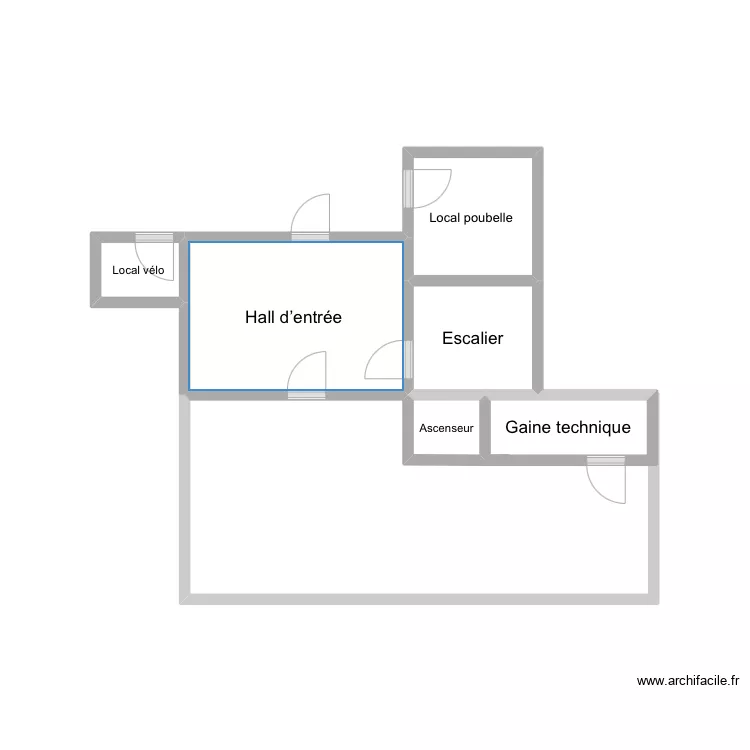 Verger st maur . Plan de 
